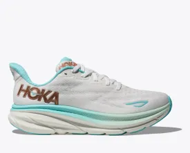 HOKA CLIFTON 9 WOMENS FROST/ROSE GOLD