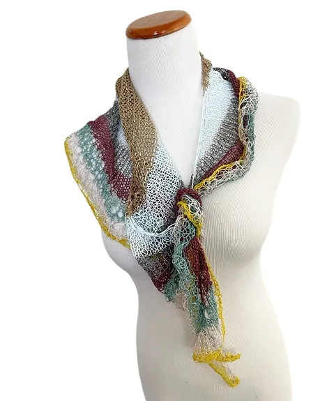 Hourglass shawlette