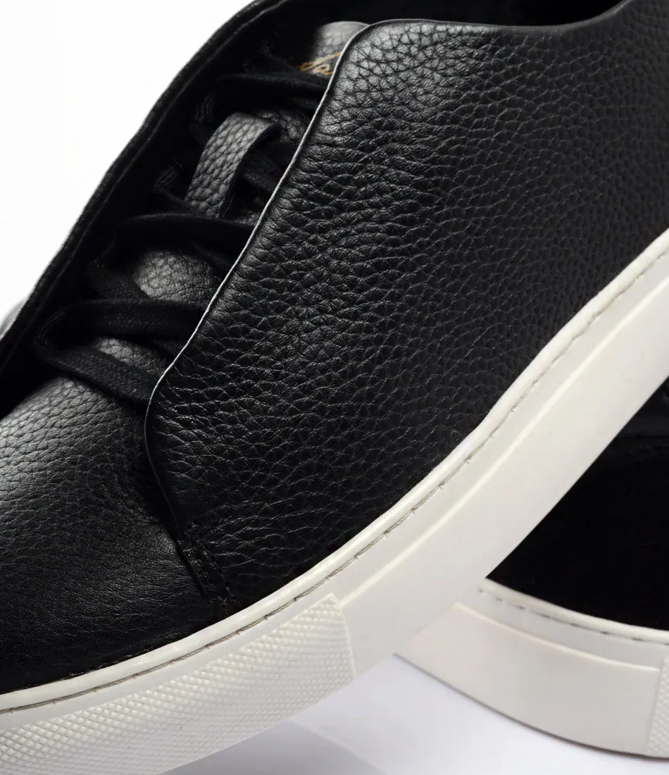 Optimized Black Milled Low-Top Sneaker by InnovX