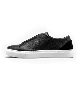 Optimized Black Milled Low-Top Sneaker by InnovX