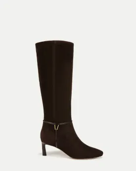 Kenzie Mid-Heel Tall Boot | Wide-Calf