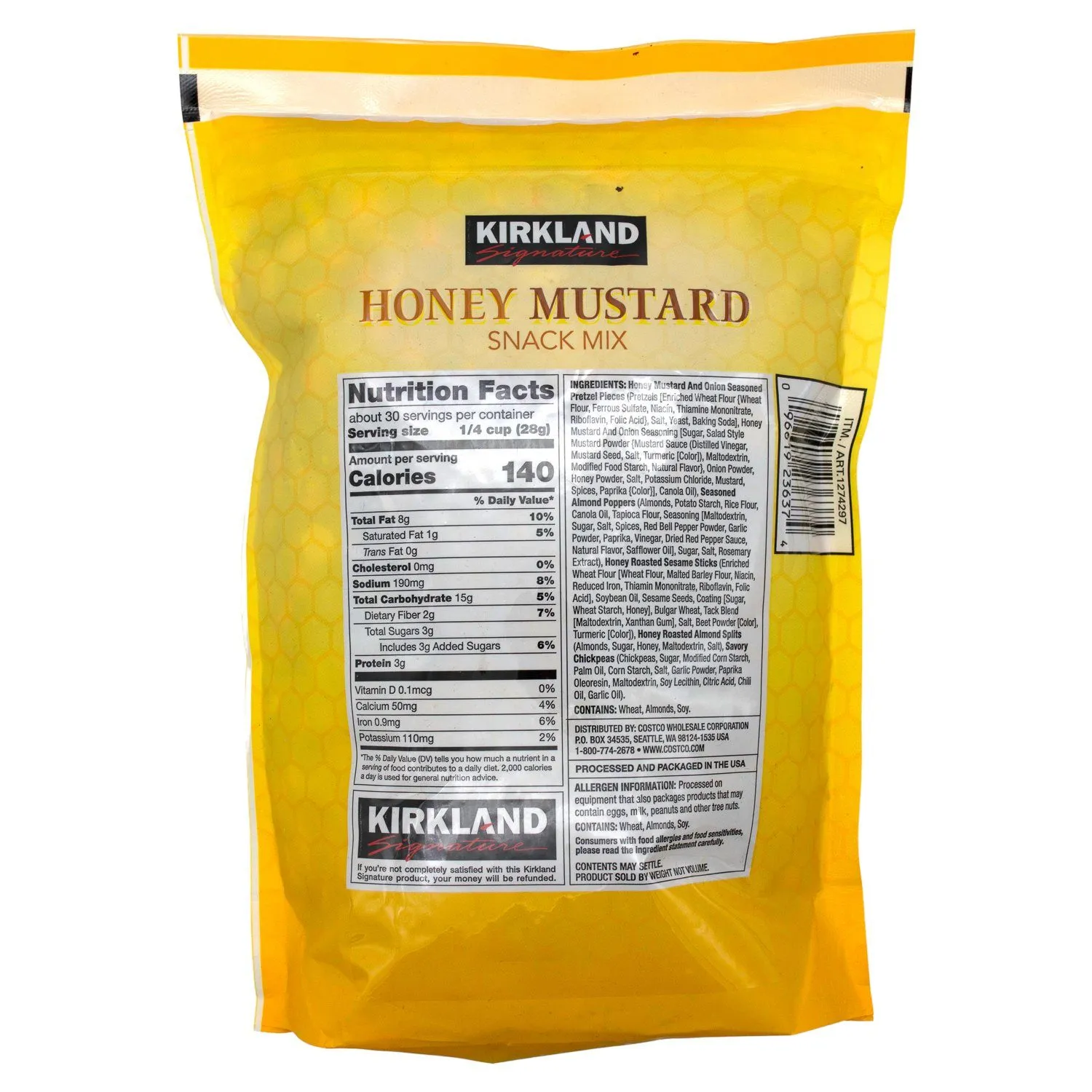 Kirkland Signature Honey Mustard Snack Mix