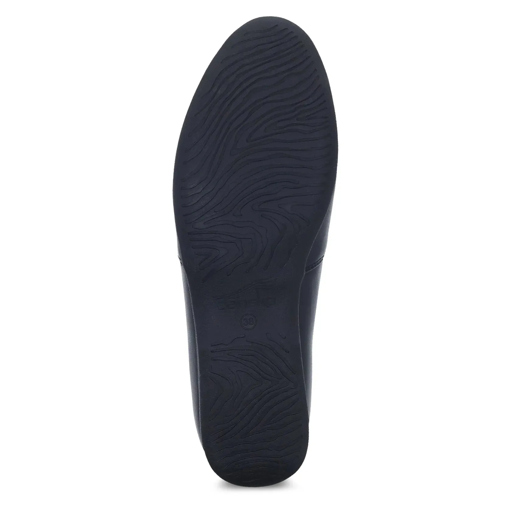 Larisa  Black Milled Nappa Flat