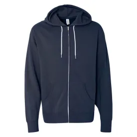 Lightweight Full-Zip Hooded Sweatshirt