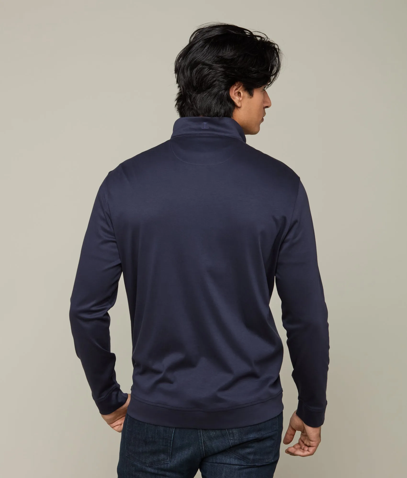 Lightweight Quarter Zip :: Navy