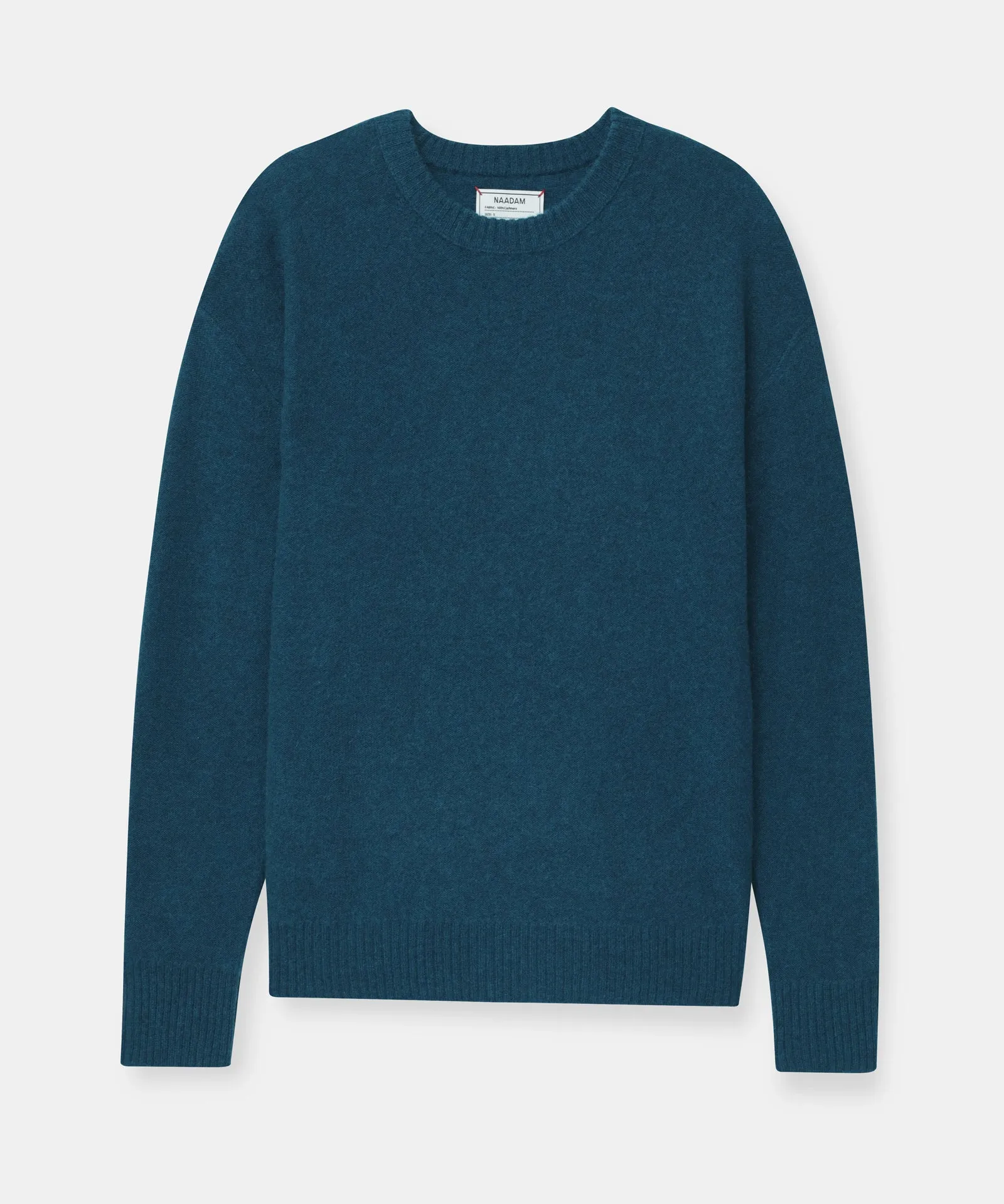 Lightweight Reversible Cashmere Crewneck Sweater