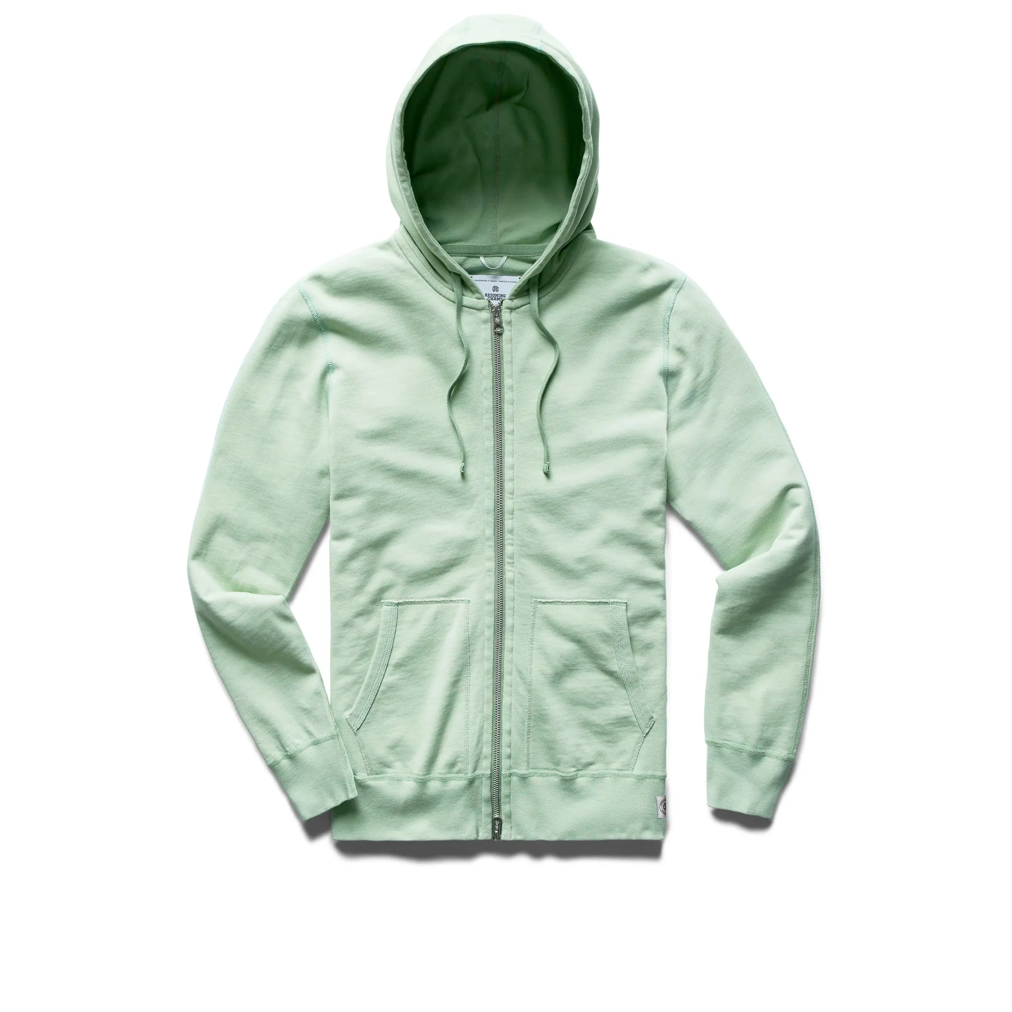 Lightweight Terry Slim Zip Hoodie