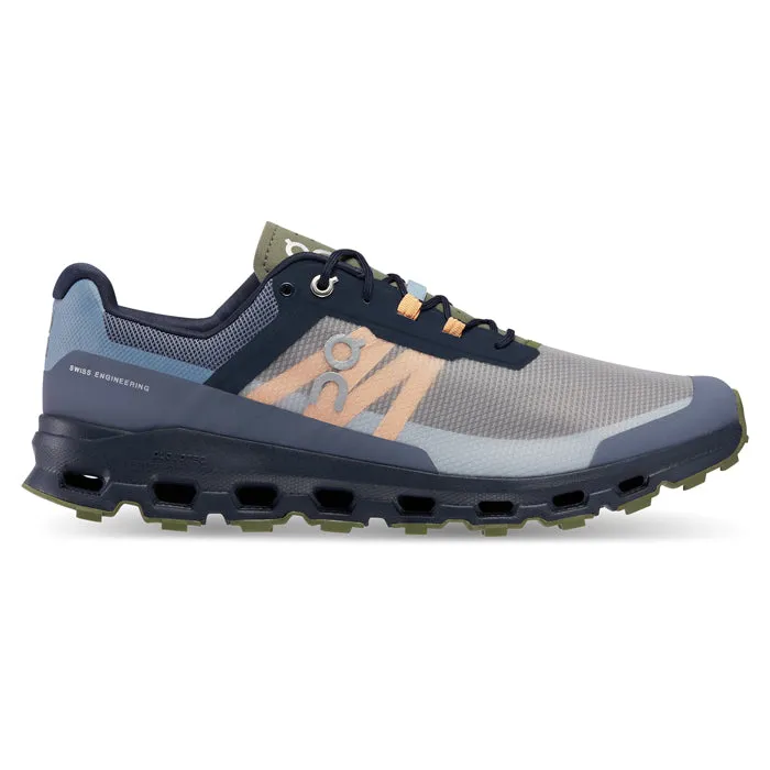 Mens On Running Cloudvista in Midnight/Olive