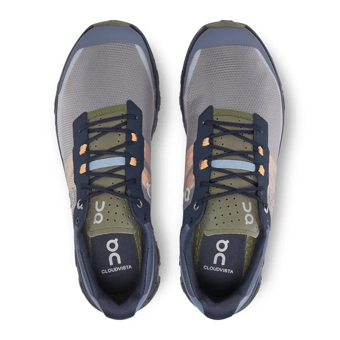 Mens On Running Cloudvista in Midnight/Olive