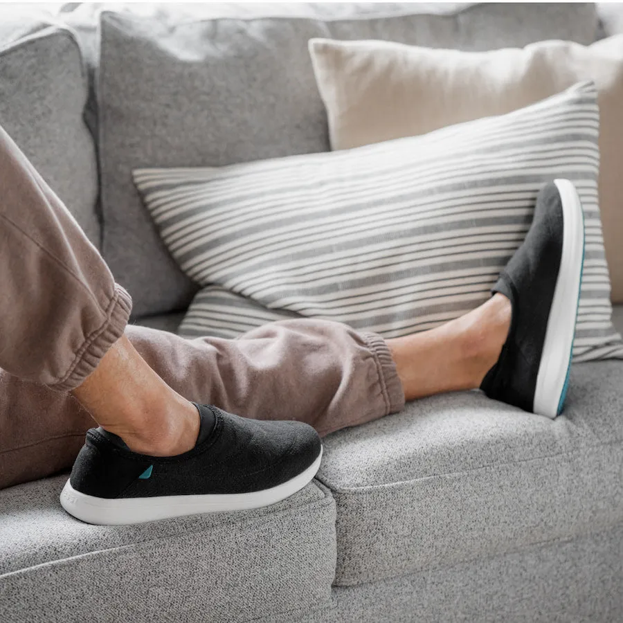 Men's Sunday Slippers - Granite Black