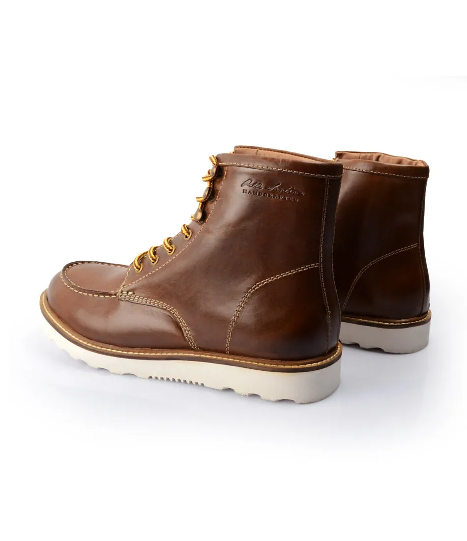 Moc Toe Boots - Brown