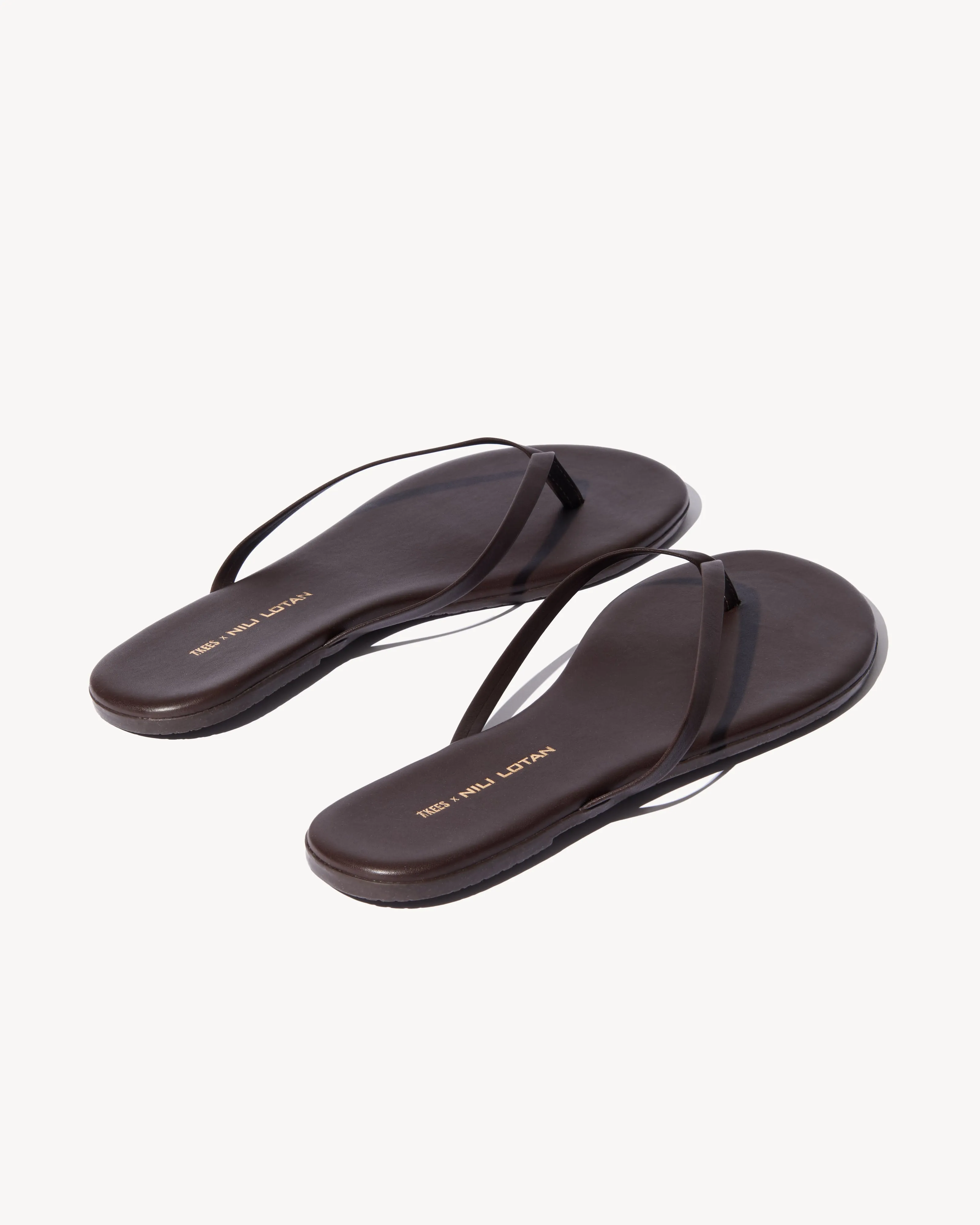 NL X TKEES LEATHER FLIP FLOP