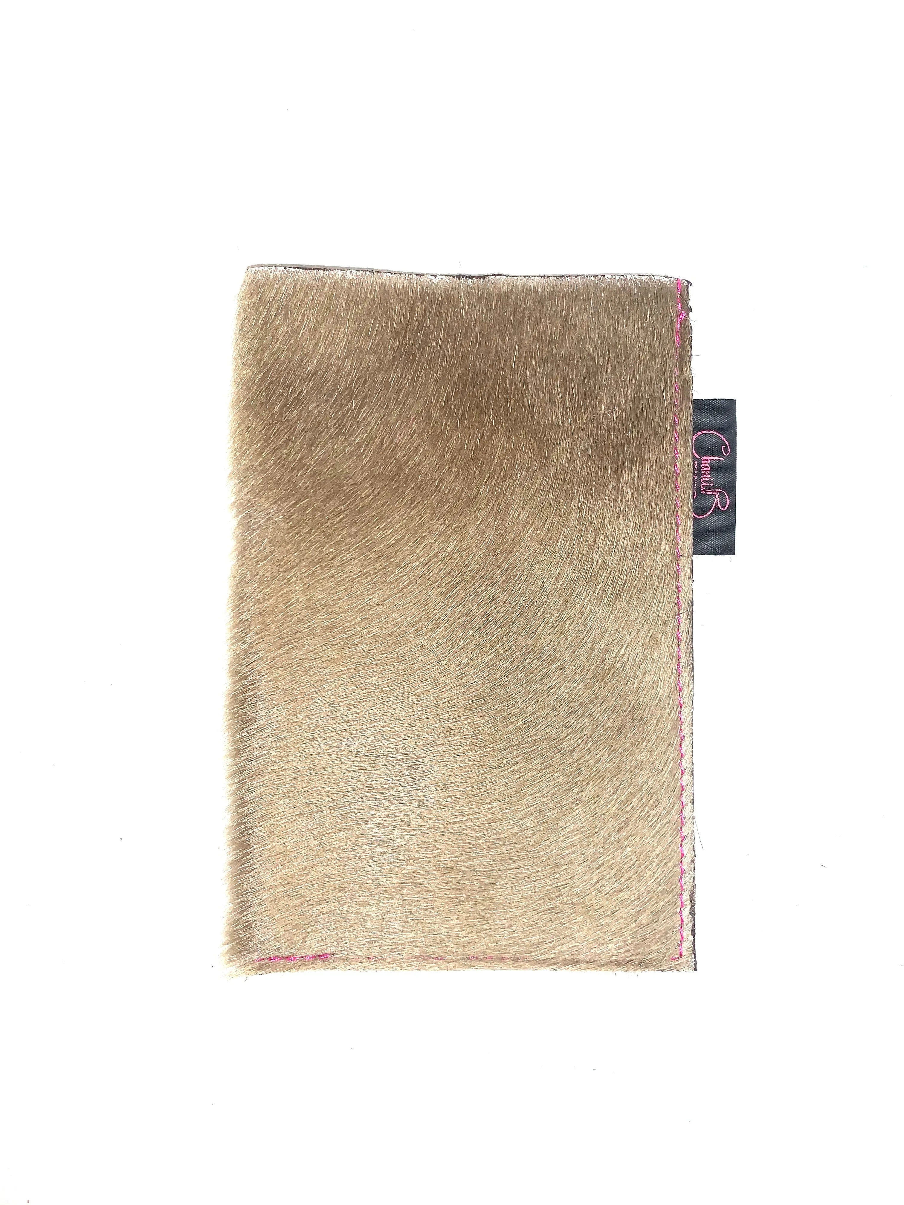 Phone sleeve- taupe pony