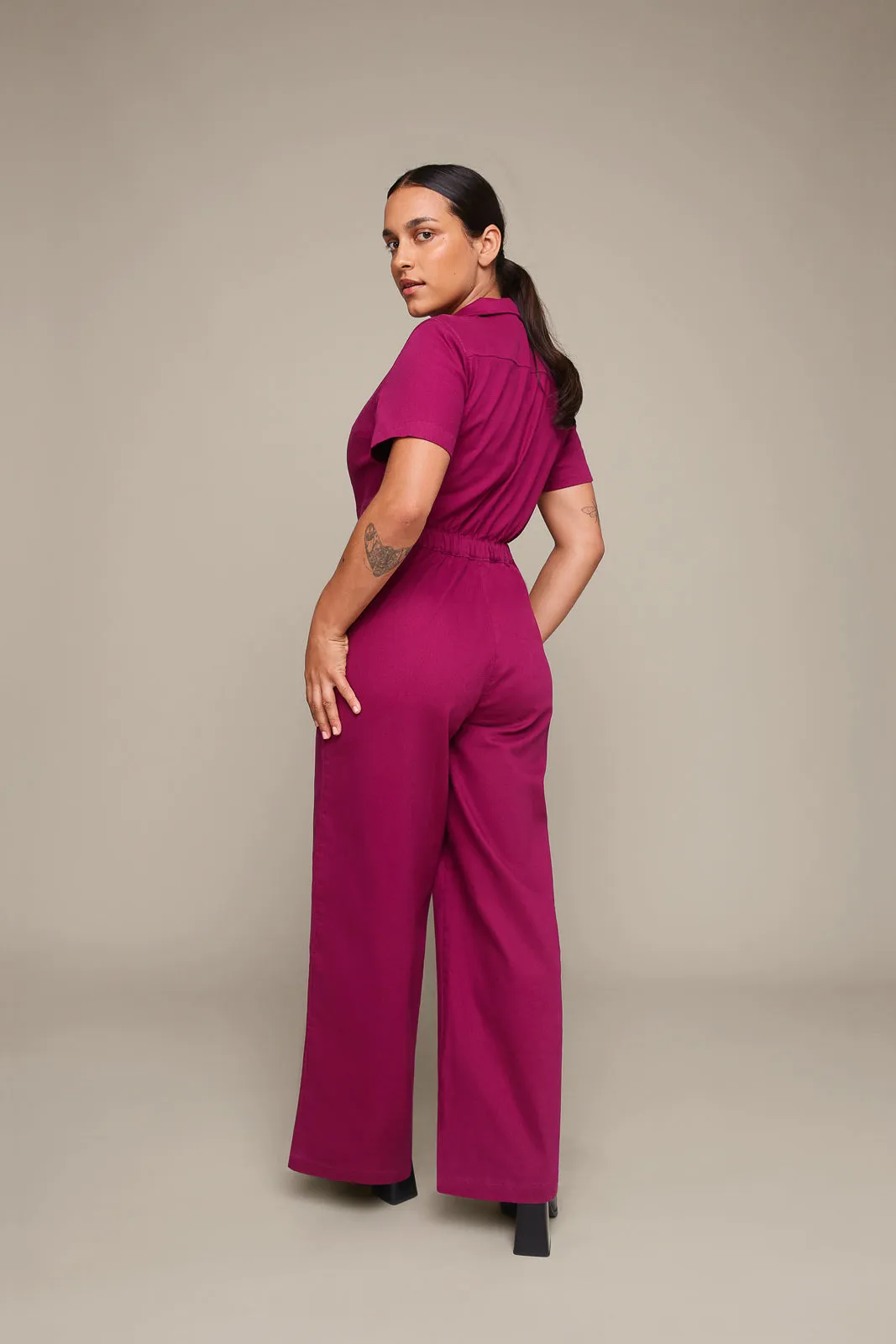 Plum Jumpsuit (Final Sale)