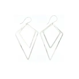 Shape Earrings: Double Kite