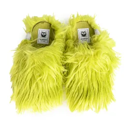 Slippers Peluchos Pistacho