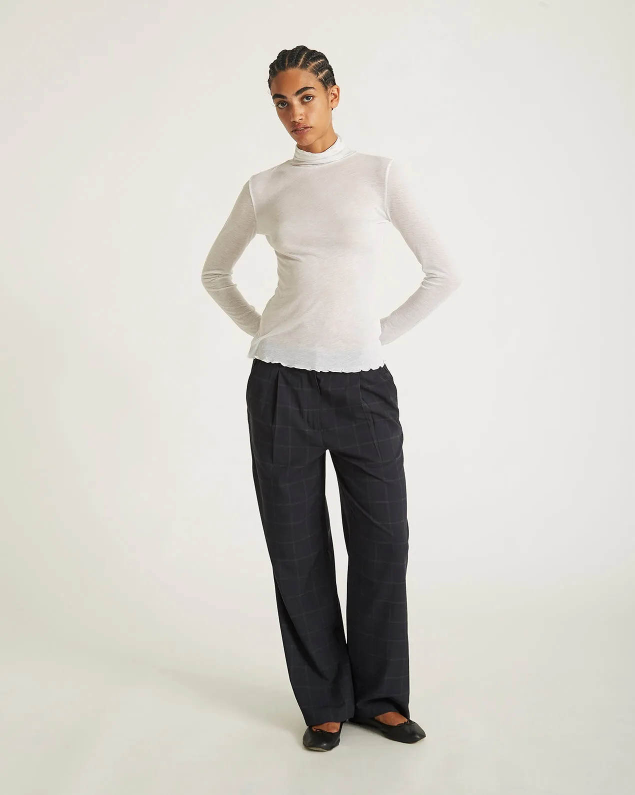 Sofia Lightweight Turtleneck Top