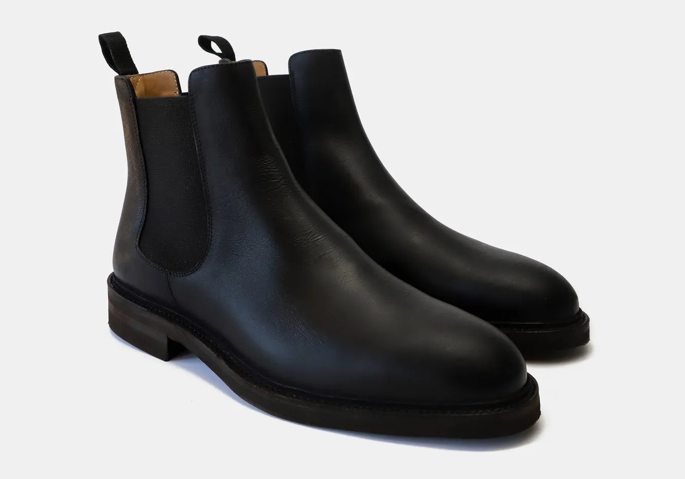 Tangier Black Kingstowne Kudu Leather Boot