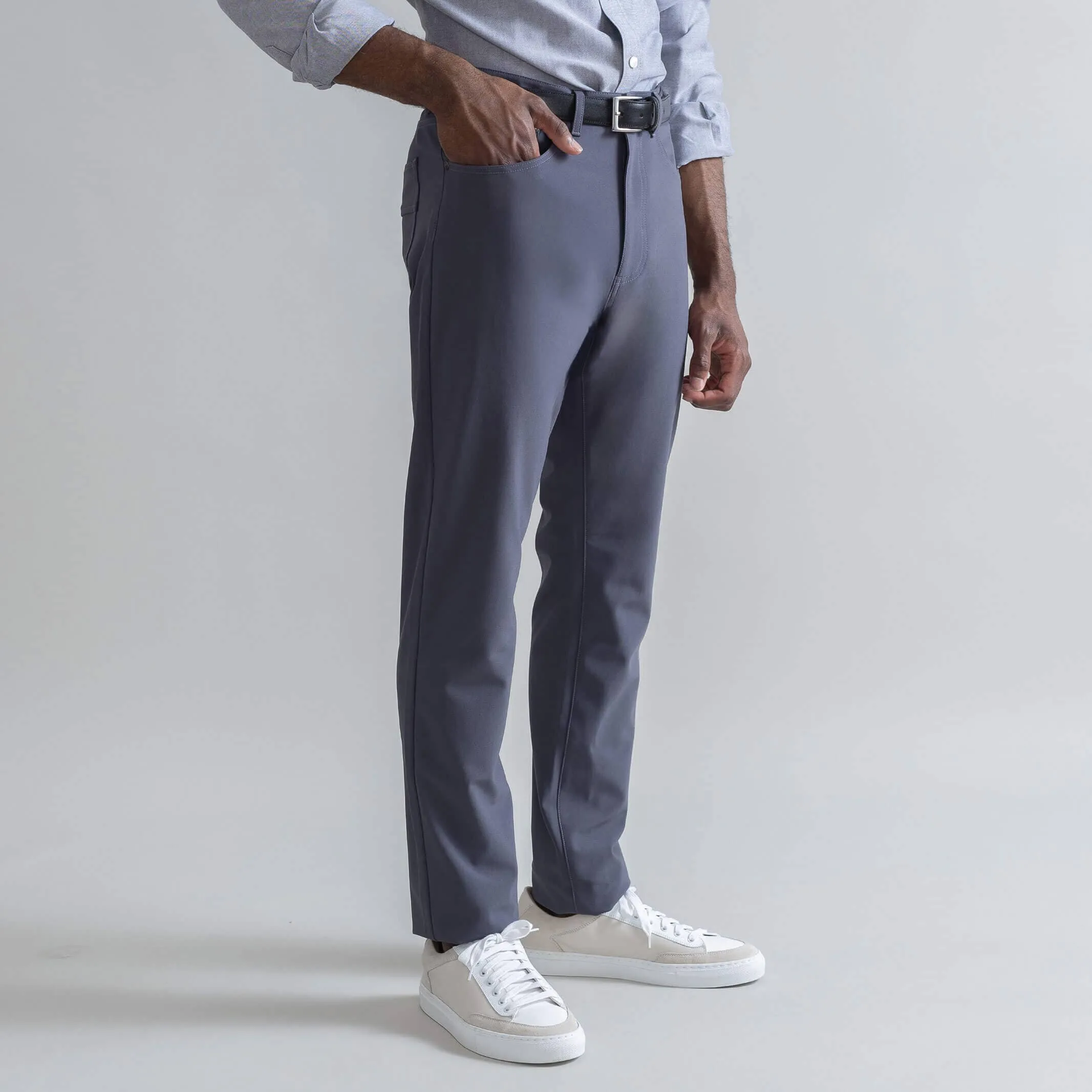 The Dark Grey Performance Stretch Franklin 5 Pocket Custom Pant