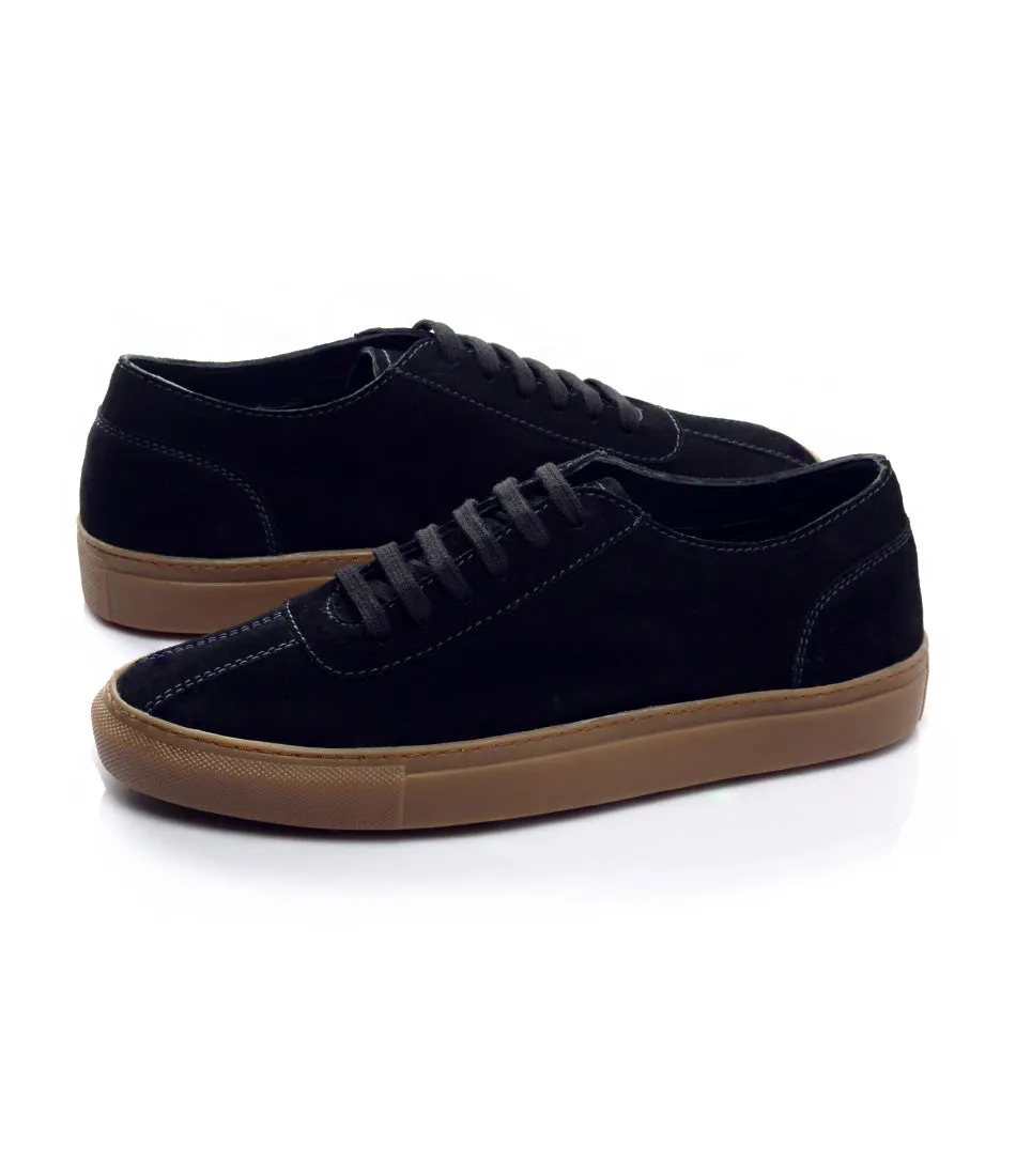 Unlined Sneakers - Navy Suede