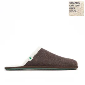 Vegan home slipper brown SAW003