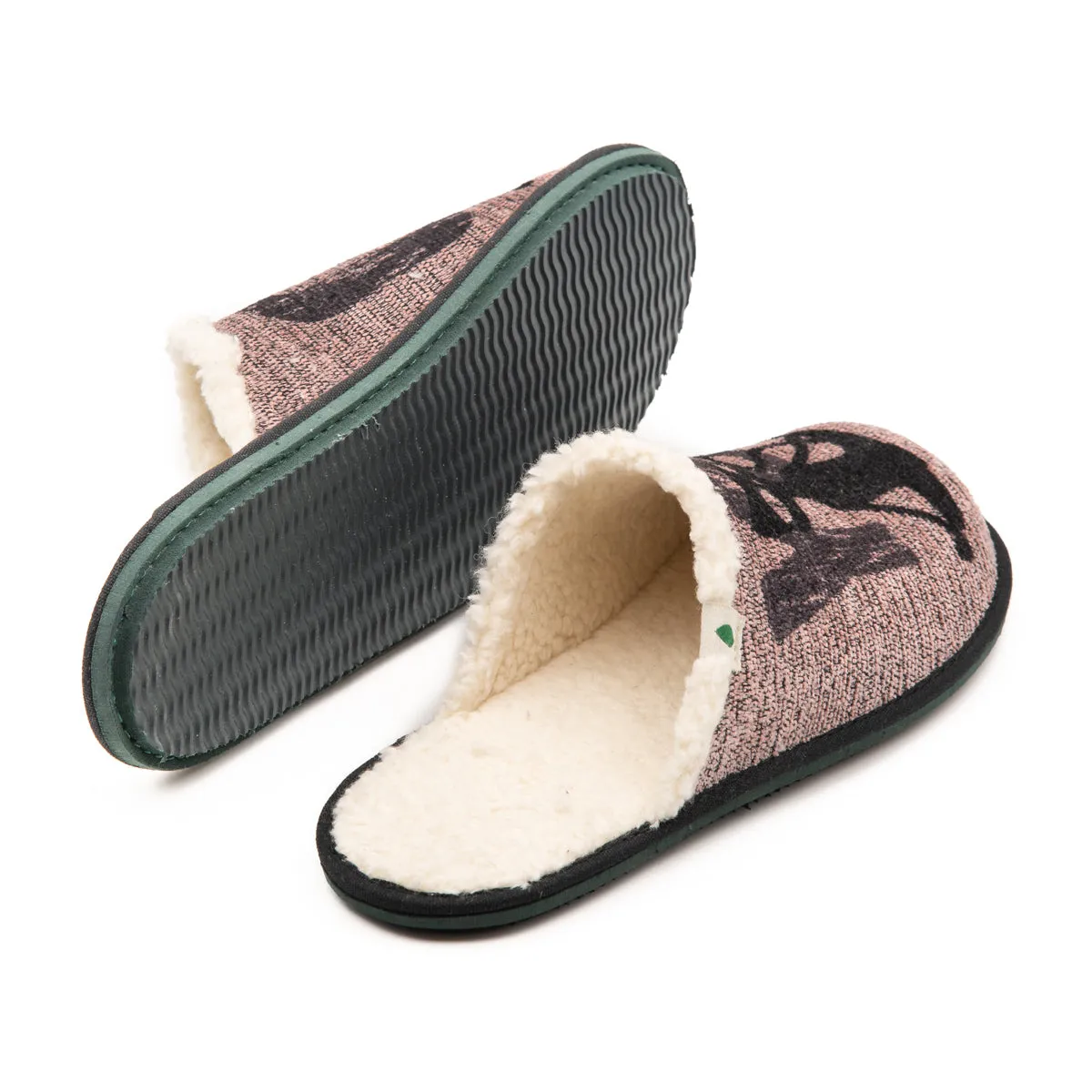 Vegan home slipper pink cat SUS014