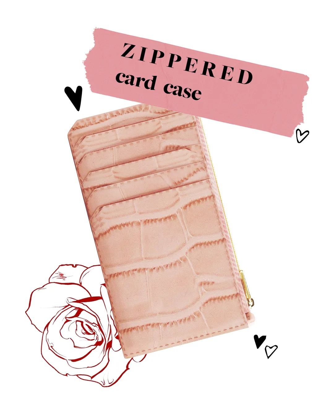 Zippered Card Case